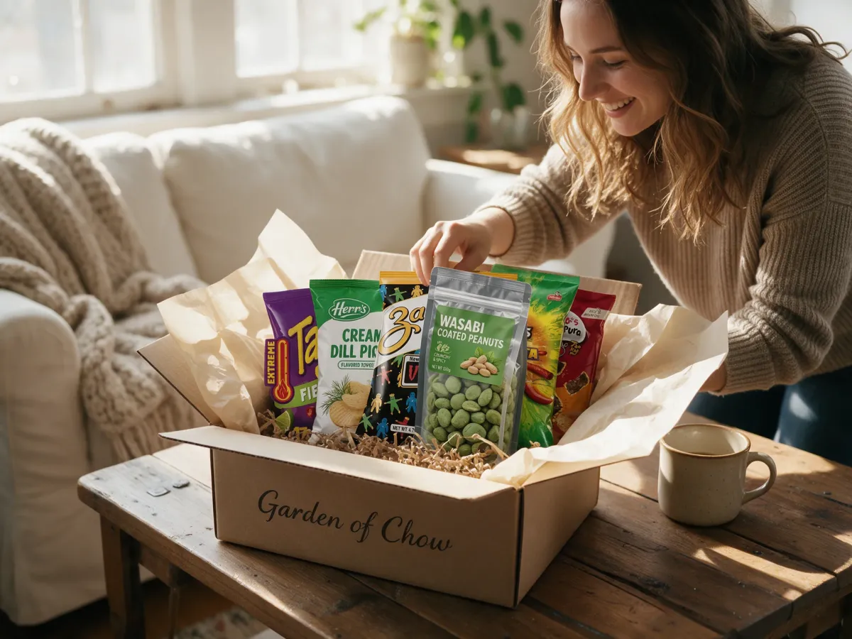 Keeping fragile snacks safe in a box