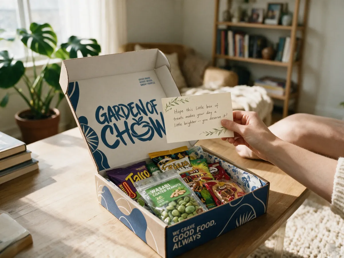 What to write on a snack box gift note