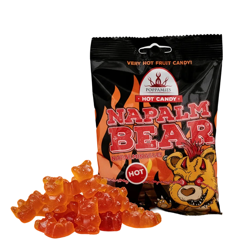 Poppamies spicy gummy bears with chilli (NapalmiNalle)