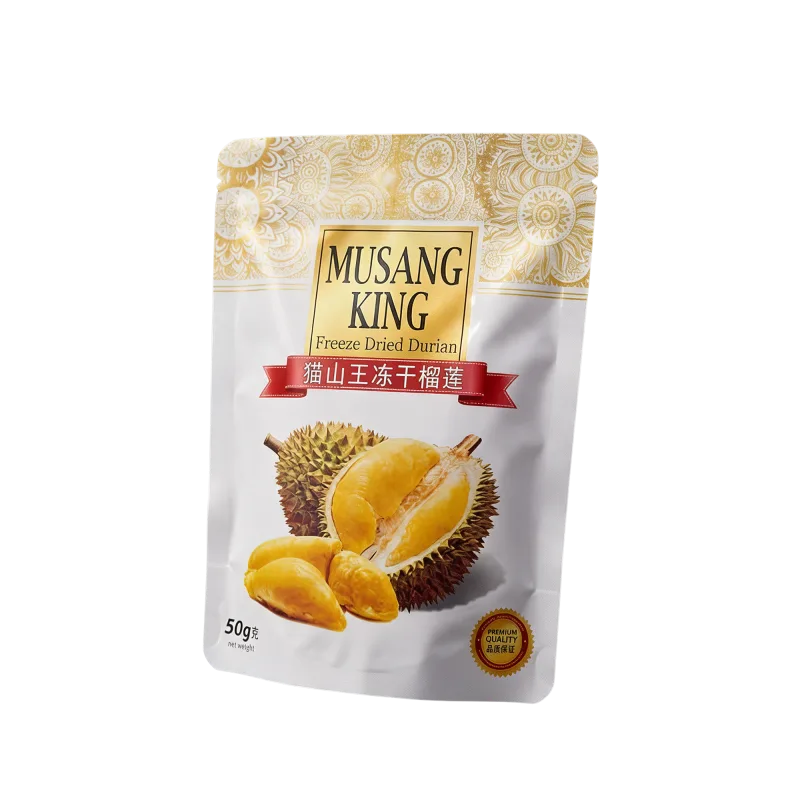 Freeze-dried Musang King durian, 50 g, 100% fruit