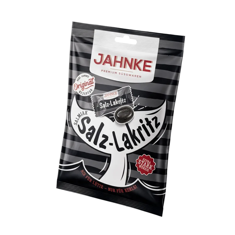 Jahnke salt liquorice, 14 x 125 g individually wrapped